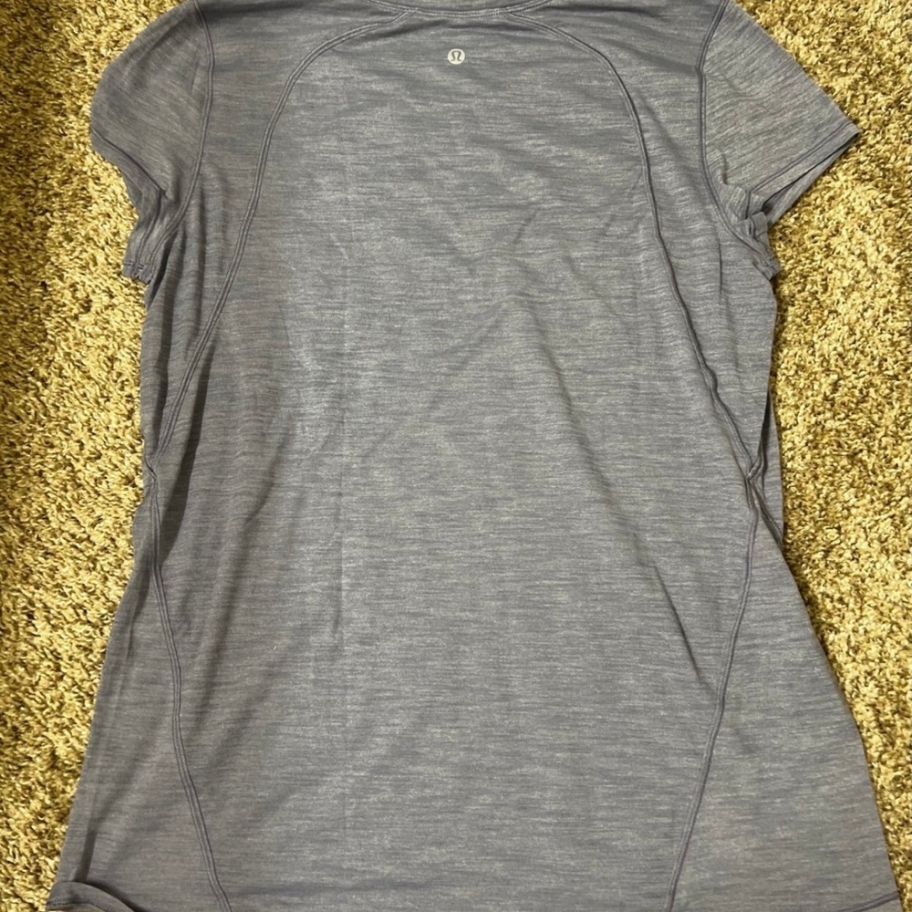 Lululemon Another Mile Short Sleeve Heathered Lilac Stone - Picture 3 of 3